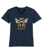 ALBINA 4 - KEEP CALM AND BUZZ ON Tricou mânecă scurtă guler V Bărbat Presenter