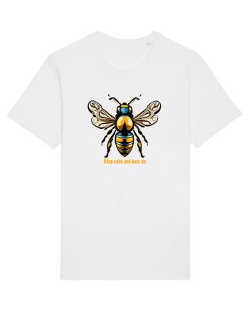 ALBINA 4 - KEEP CALM AND BUZZ ON White