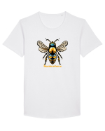 ALBINA 4 - KEEP CALM AND BUZZ ON Tricou mânecă scurtă guler larg Bărbat Skater