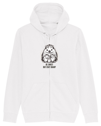 ARICI 3  MAMA & PUI - BE SWEET, BUT STAY SHARP! (FII DRAGUT, DAR NU FRAIER) White
