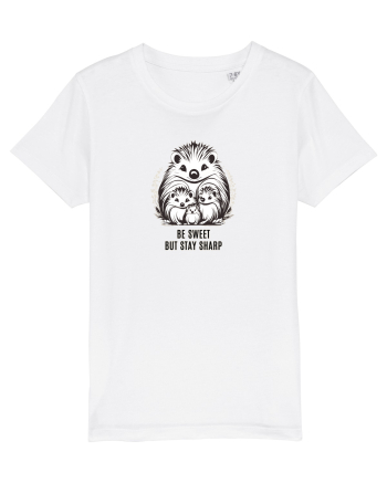ARICI 3  MAMA & PUI - BE SWEET, BUT STAY SHARP! (FII DRAGUT, DAR NU FRAIER) White