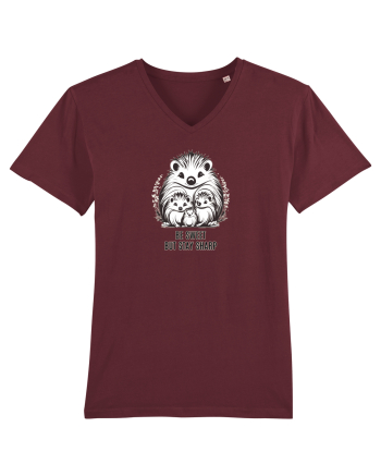 ARICI 3  MAMA & PUI - BE SWEET, BUT STAY SHARP! (FII DRAGUT, DAR NU FRAIER) Burgundy
