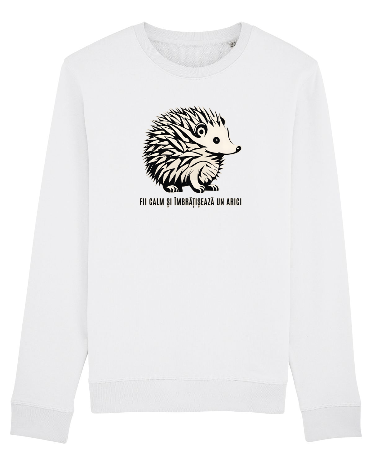 Bluză mânecă lungă Unisex Rise White