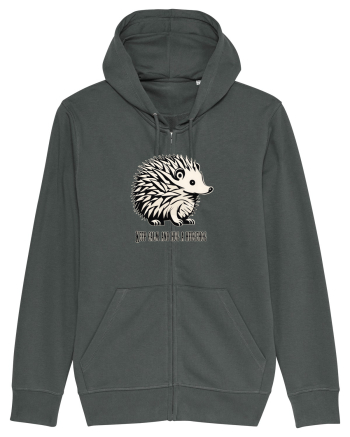 ARICI 5 - KEEP CALM AND HUG A HEDGEHOG Anthracite