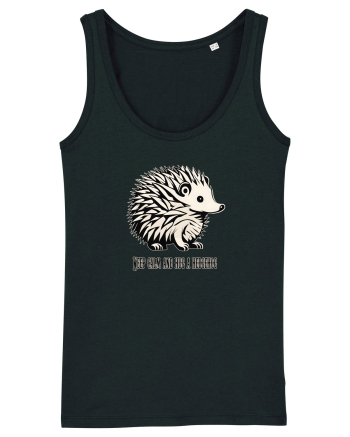 ARICI 5 - KEEP CALM AND HUG A HEDGEHOG Black