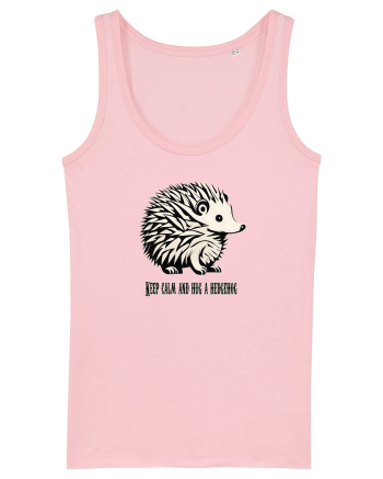 ARICI 5 - KEEP CALM AND HUG A HEDGEHOG Cotton Pink