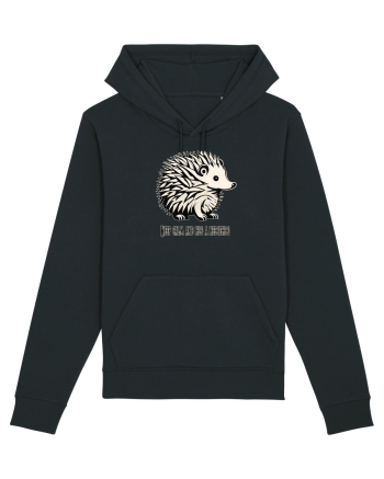 ARICI 5 - KEEP CALM AND HUG A HEDGEHOG Black