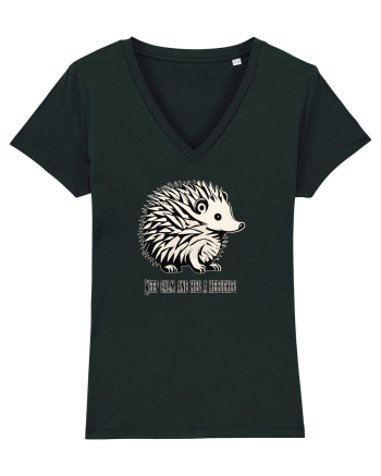 ARICI 5 - KEEP CALM AND HUG A HEDGEHOG Black