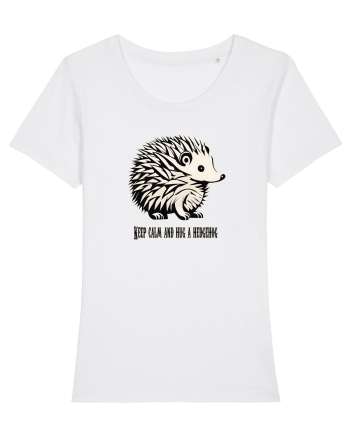 ARICI 5 - KEEP CALM AND HUG A HEDGEHOG White