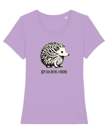 ARICI 5 - KEEP CALM AND HUG A HEDGEHOG Lavender Dawn