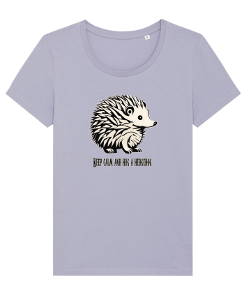 ARICI 5 - KEEP CALM AND HUG A HEDGEHOG Lavender