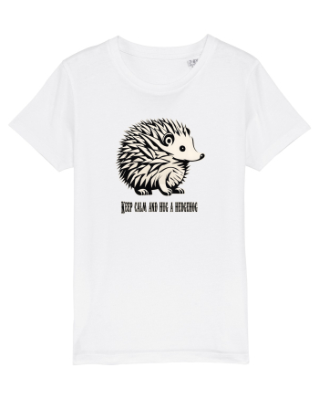 ARICI 5 - KEEP CALM AND HUG A HEDGEHOG White