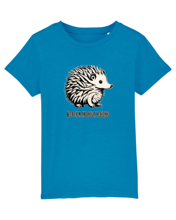 ARICI 5 - KEEP CALM AND HUG A HEDGEHOG Azur