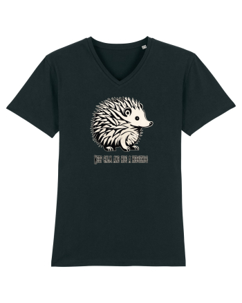 ARICI 5 - KEEP CALM AND HUG A HEDGEHOG Black