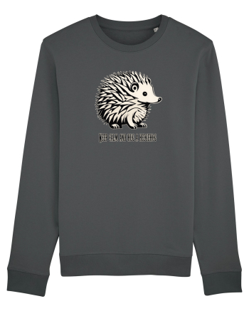 ARICI 5 - KEEP CALM AND HUG A HEDGEHOG Anthracite