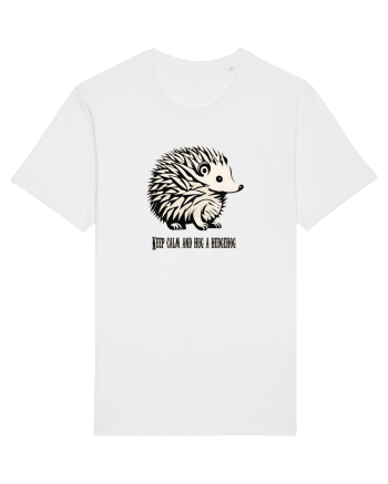 ARICI 5 - KEEP CALM AND HUG A HEDGEHOG White