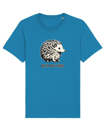 ARICI 5 - KEEP CALM AND HUG A HEDGEHOG Azur