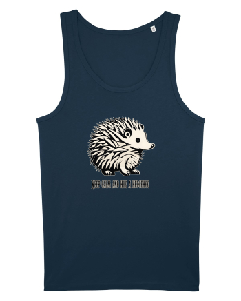 ARICI 5 - KEEP CALM AND HUG A HEDGEHOG Navy
