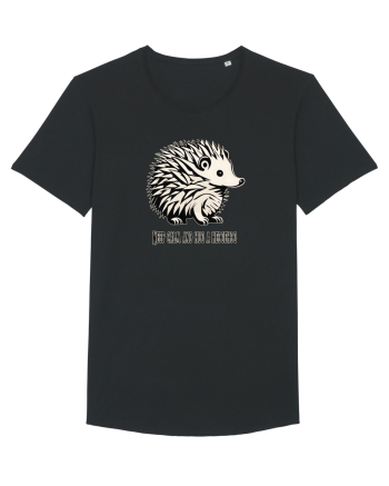 ARICI 5 - KEEP CALM AND HUG A HEDGEHOG Black