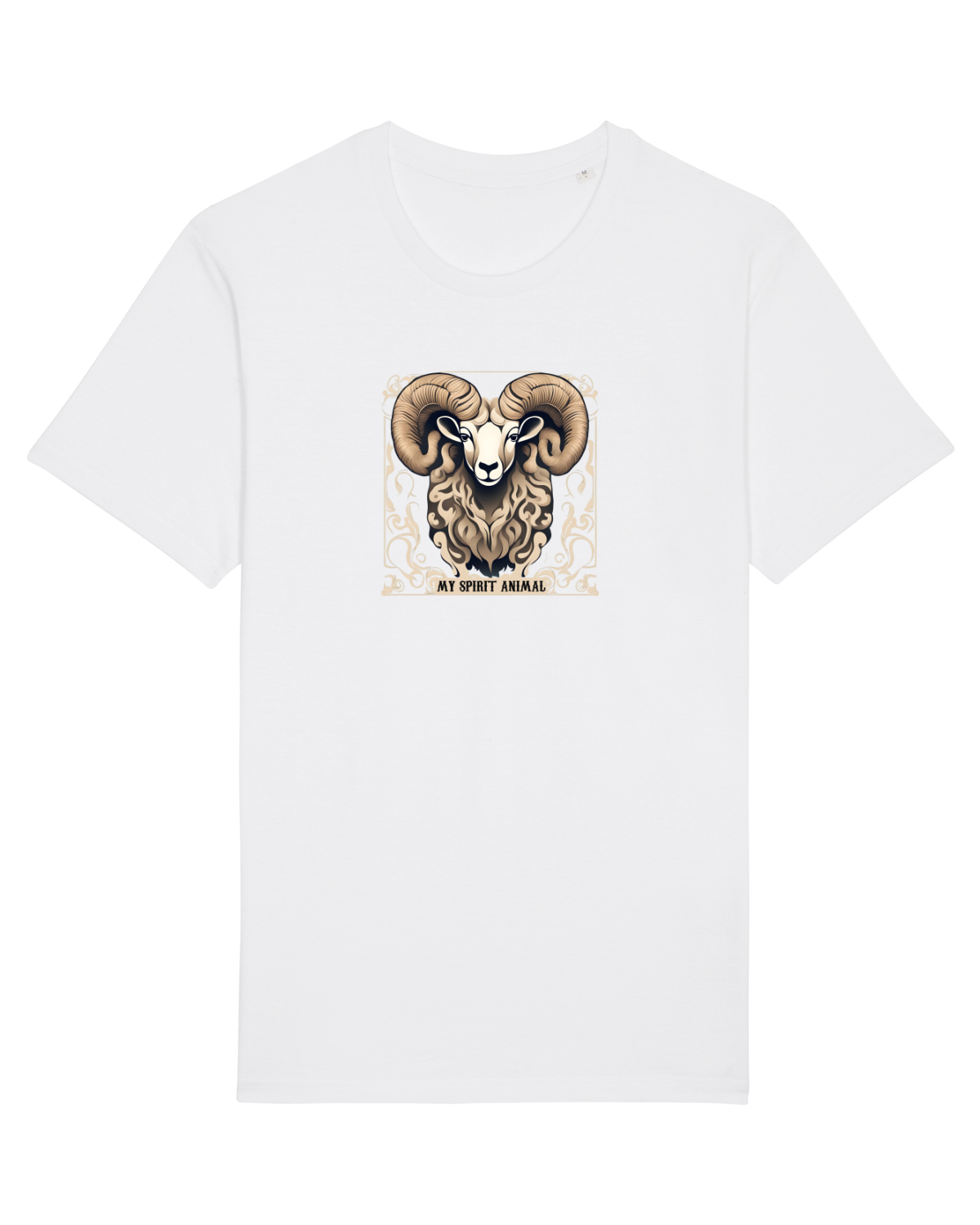 Tricou mânecă scurtă Unisex Rocker White