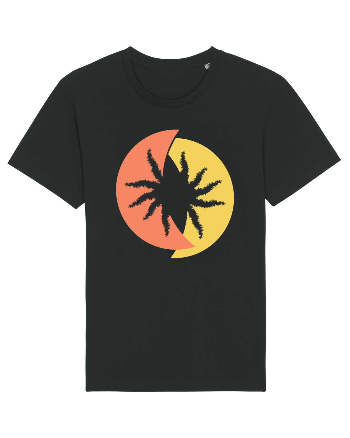 Tricou mânecă scurtă Unisex Rocker Black