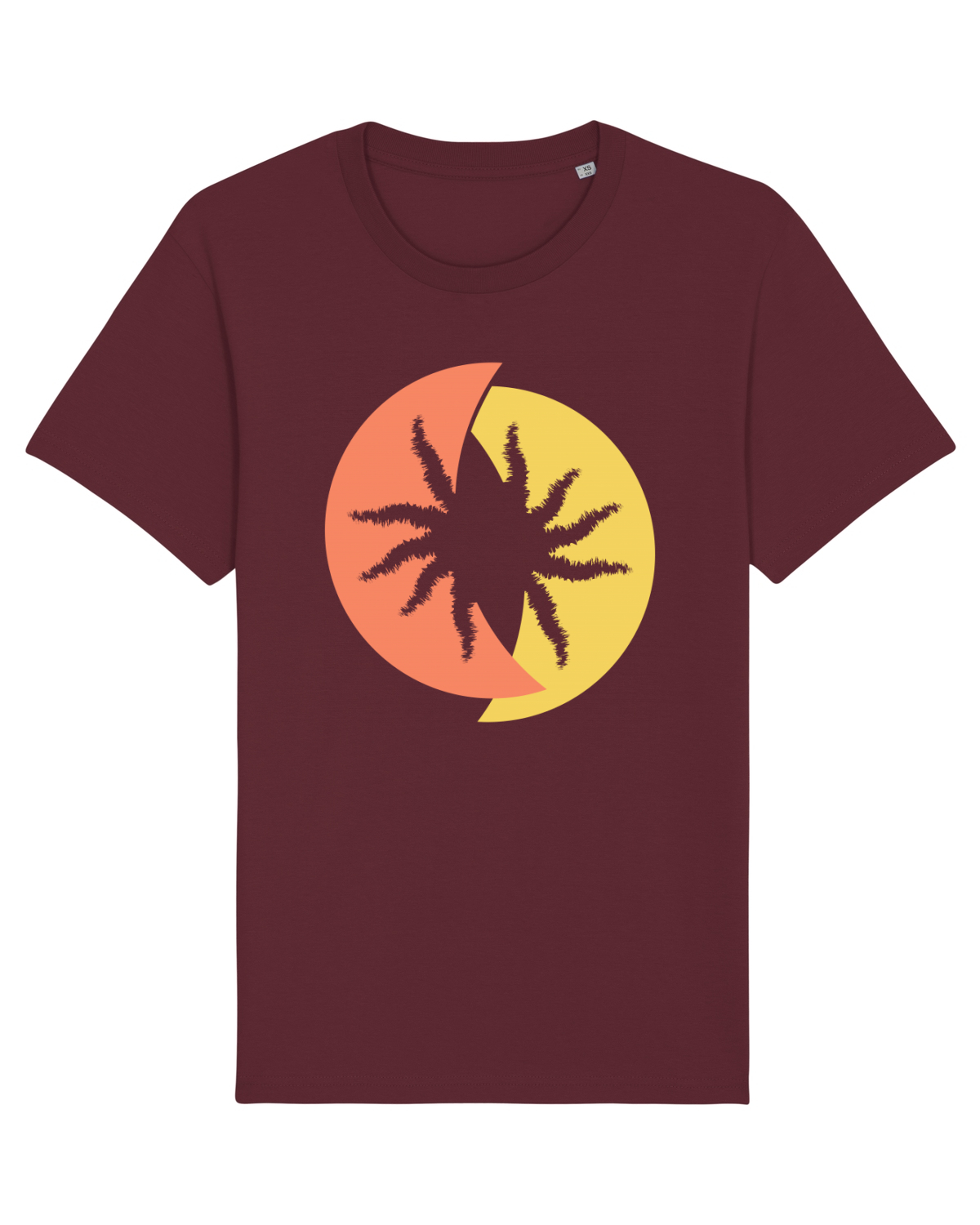 Tricou mânecă scurtă Unisex Rocker Burgundy