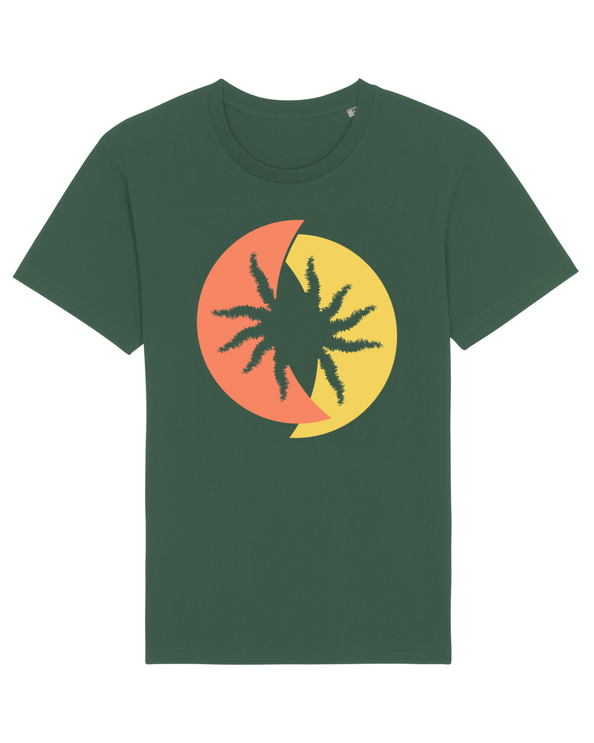 Tricou mânecă scurtă Unisex Rocker Bottle Green