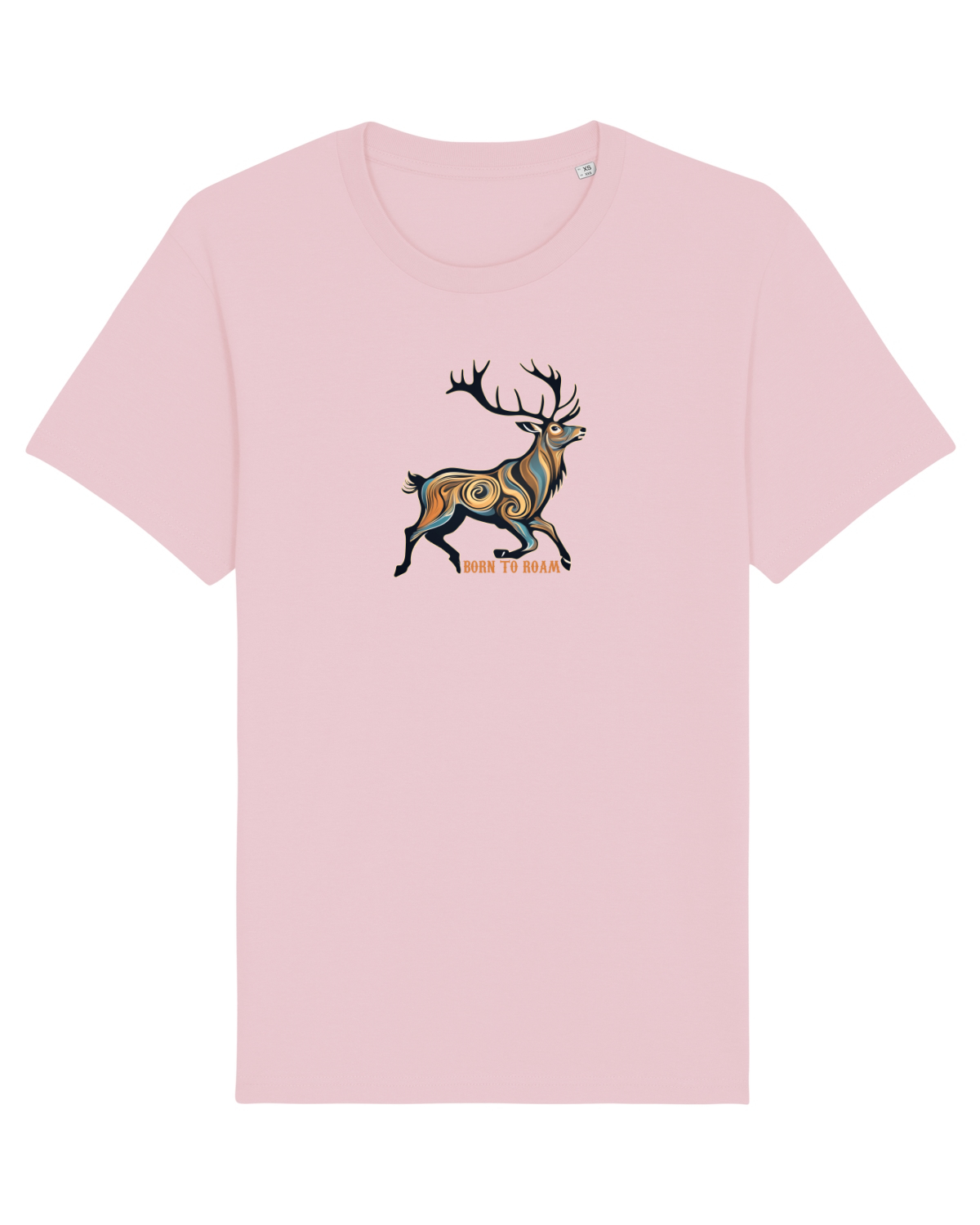 Tricou mânecă scurtă Unisex Rocker Cotton Pink