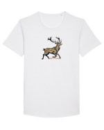 CERB 3 - BORN TO ROAM Tricou mânecă scurtă guler larg Bărbat Skater
