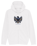 CORB IN ZBOR 7 - DARK WING, BRIGHT MIND Hanorac cu fermoar Unisex Connector