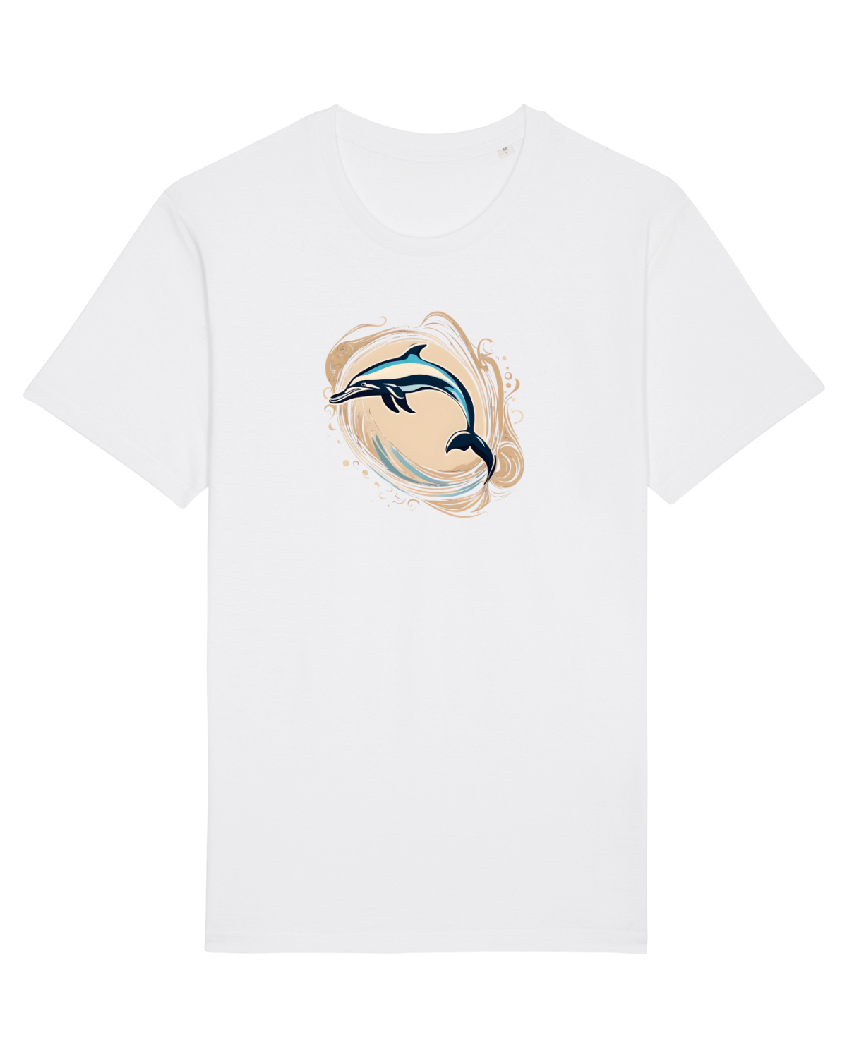 Tricou mânecă scurtă Unisex Rocker White