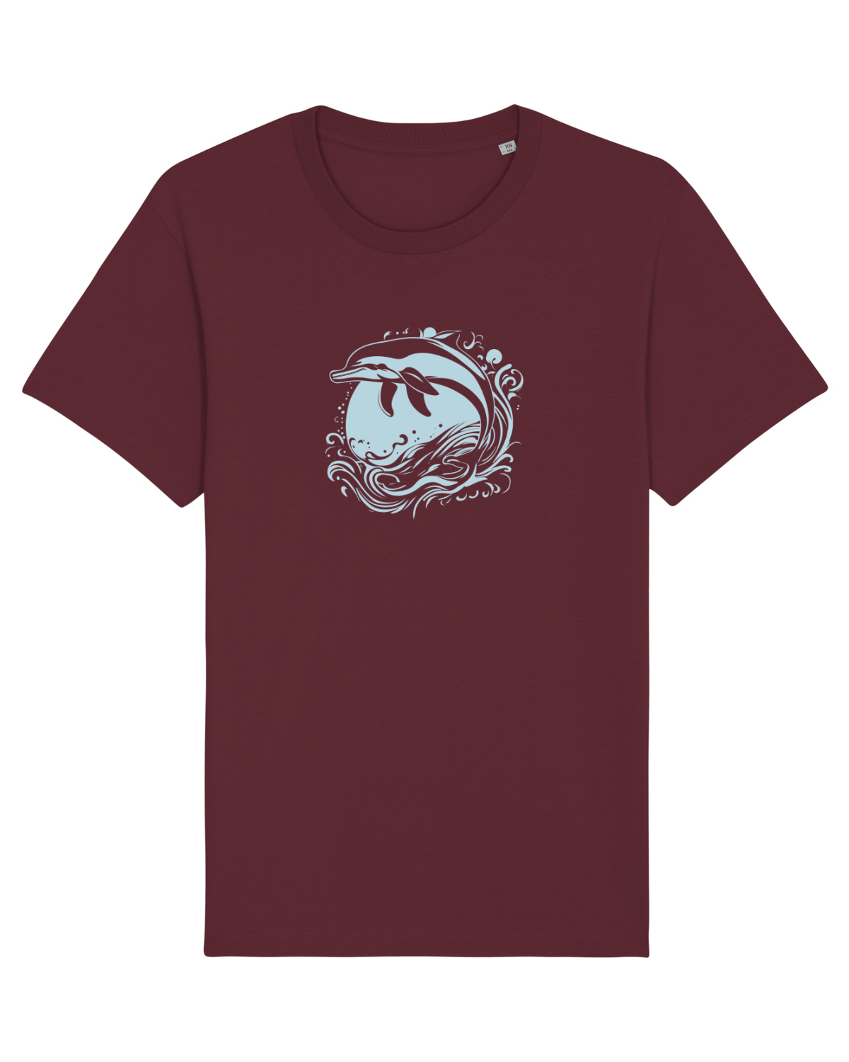 Tricou mânecă scurtă Unisex Rocker Burgundy