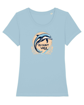 DELFIN  3 - SARIND DIN APA - EU SUNT VALUL Sky Blue