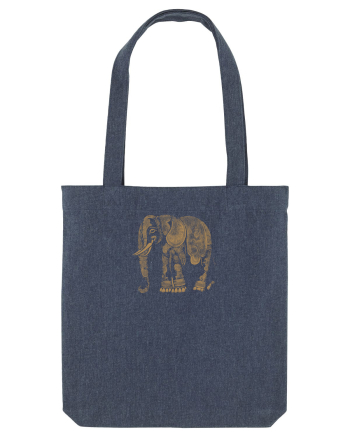 ELEFANT 1 - STIL TATUAJ HENNA  Midnight Blue