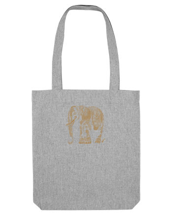 ELEFANT 1 - STIL TATUAJ HENNA  Heather Grey