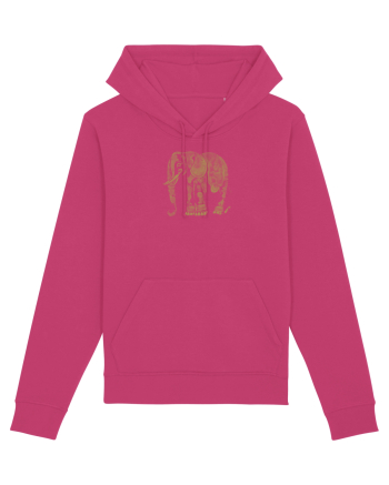 ELEFANT 1 - STIL TATUAJ HENNA  Raspberry
