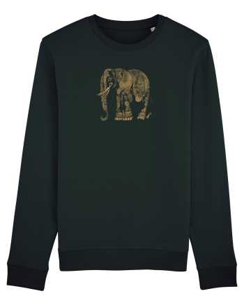 ELEFANT 1 - STIL TATUAJ HENNA  Black