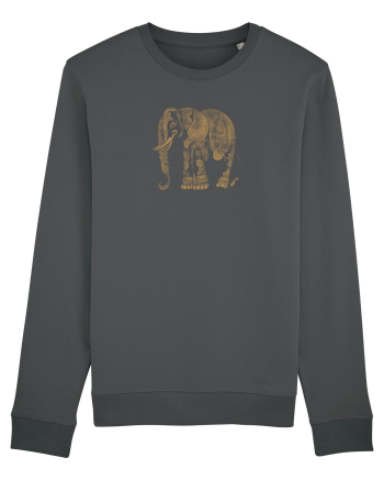 ELEFANT 1 - STIL TATUAJ HENNA  Anthracite
