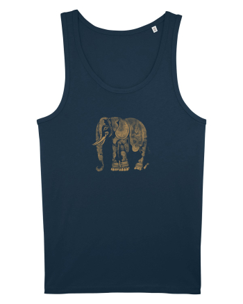 ELEFANT 1 - STIL TATUAJ HENNA  Navy