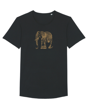 ELEFANT 1 - STIL TATUAJ HENNA  Black