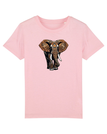 ELEFANT 2 - AFRICAN  -  TRIBAL Cotton Pink