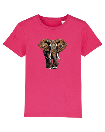 ELEFANT 2 - AFRICAN  -  TRIBAL Raspberry