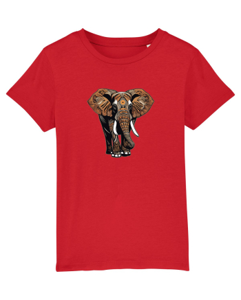 ELEFANT 2 - AFRICAN  -  TRIBAL Red