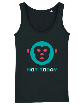 Not Today Monkey Black