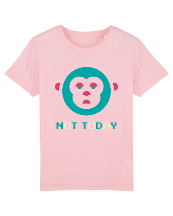 Not Today Monkey Cotton Pink