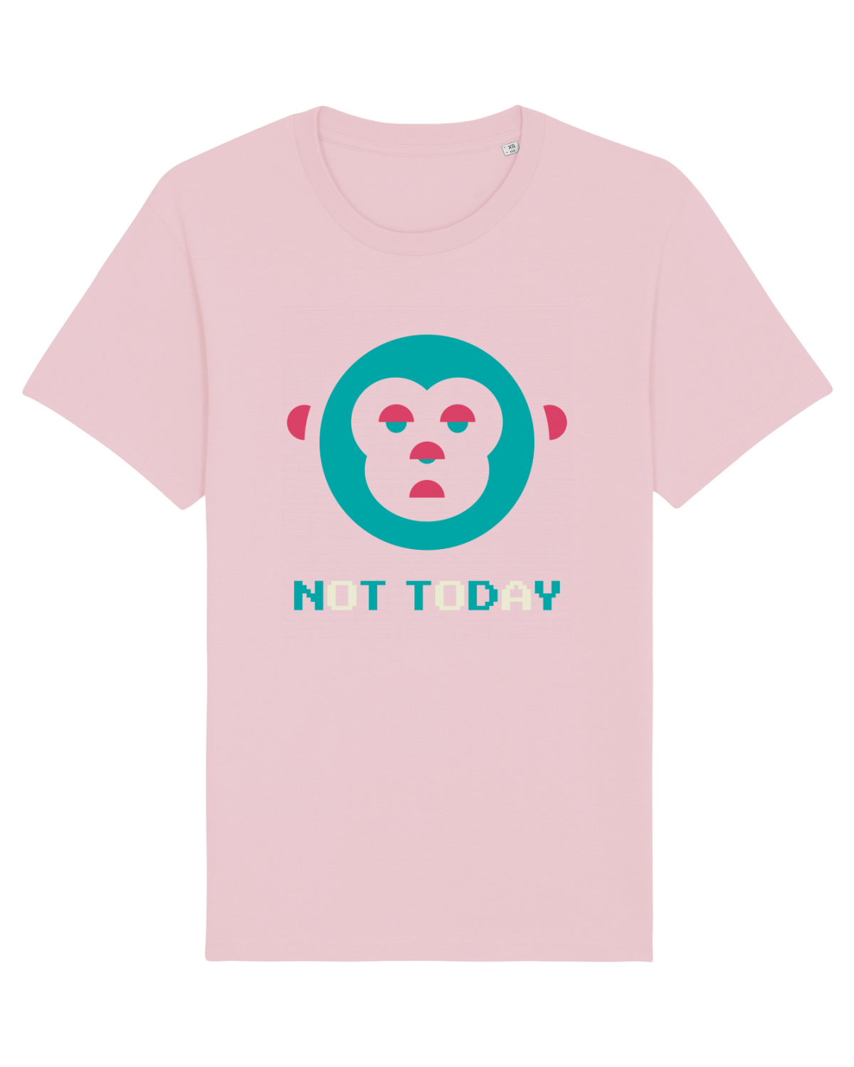 Tricou mânecă scurtă Unisex Rocker Cotton Pink