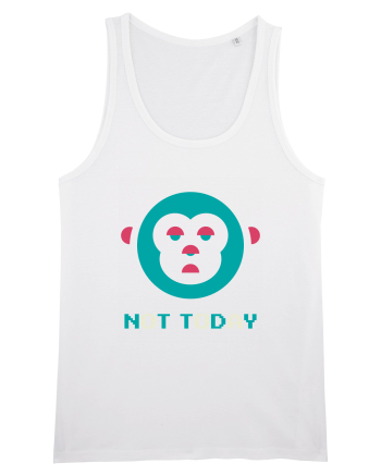 Not Today Monkey White