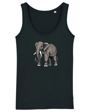 ELEFANT 3 -  INDIAN -  TRIBAL Black