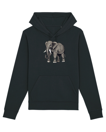 ELEFANT 3 -  INDIAN -  TRIBAL Black