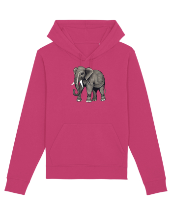 ELEFANT 3 -  INDIAN -  TRIBAL Raspberry